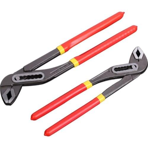 8/10/12Inch Water Pump Pliers Quick-release Plumbing Pliers Havy Duty Straight Jaw Groove Joint Plier Manual Tools