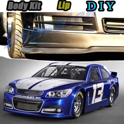 Car Bumper Lip Front Spoiler Skirt Deflector For Holden Malibu 2008~2020 Tune Car Modified Body Kit VIP Hella Flush Lips