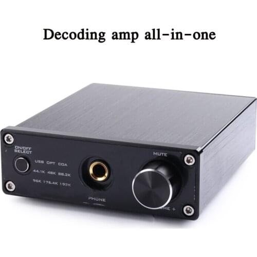 HIFI decoder audio converter DAC-M6 decoding amp all-in-one DAC fever USB sound card HIFI desktop headphone amplifier