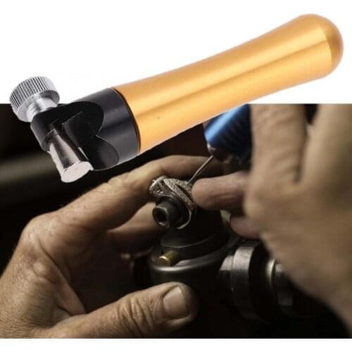 Ring Inlaying Fixture Tool Wood Handle Jewelry Clamp Set Gold Processing Fixing Making Tool Set