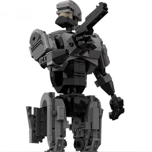 MOC Robot SWAT Building Block Model Armed Future Protector SWAT Military Bricks DIY Creativity Collection Children Toys Gifts