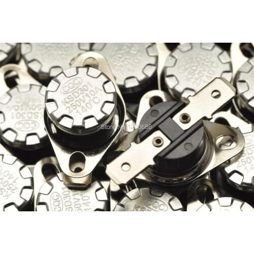 KSD301 Thermostat Switch NC Normally Close Thermal Sensor Temperature Switches KSD301 10A 250V