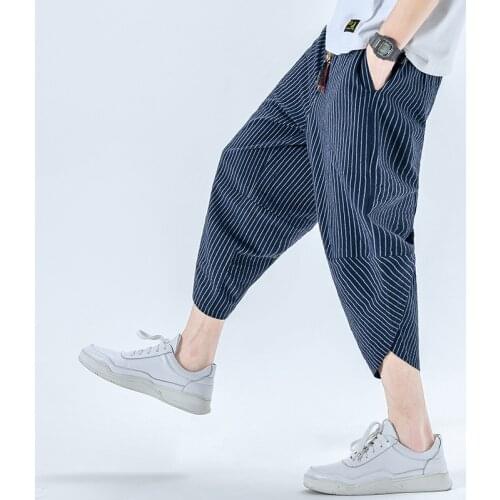 Мужские укороченные брюки Linfengxiangzi China At AliExpress