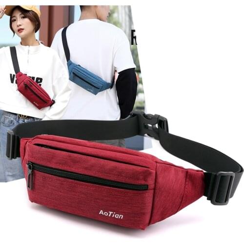Small Womans Chest Waist Packs Crossbody Bag Women Messenger Bags Nylon Male Shoulder bags Retro Casual girl Handbags Unisex