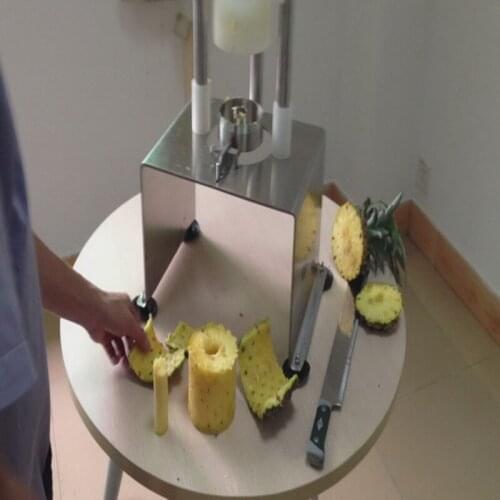 Stainless steel pineapple peeling coring machine pineapple skin peeler and corer ZF