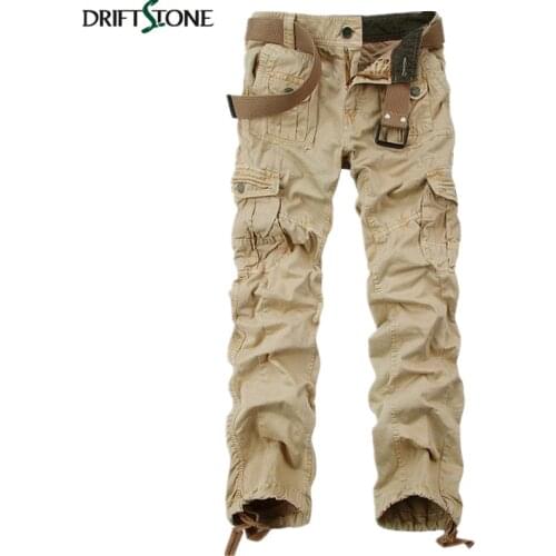 Mens Summer Pant Multi Pocket Military Overall Mens Autumn Cargo Pants Men Cotton Casual Outdoors High Quality Long Trousers Men