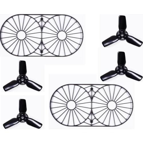 Protective Cover Set + Propeller for SIMTOO MOMENT Foldable Selfie Drone Spare Parts Propeller Guard & Blades