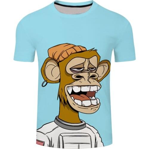 New Curry Avatar Bored Ape Fashion Casual Men Women Oversized T-shirt Summer Kids Boy Girl Funny Streetwear Hip Hop T Shirt Men