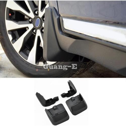 For Subaru XV 2012 2013 2014 2015 car body cover styling plastic fender soft mudguard protect flap splash mud guard frame 4pcs