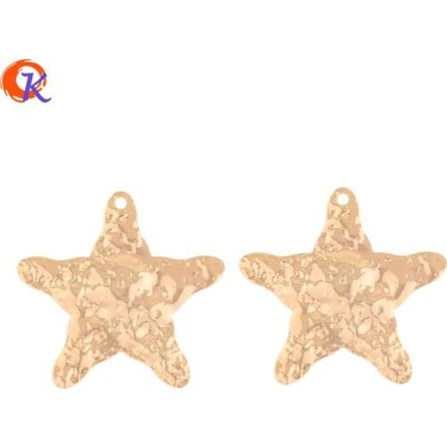Cordial Design 30Pcs 35*36MM Charms/Jewelry Accessories/DIY Making/Star Shape/Genuine Gold Plating/Hand Made/Earring Findings