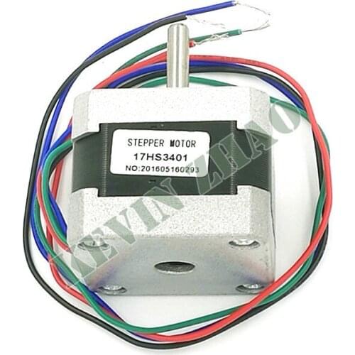 CE certification 5PCS 17HS3401 4-lead Nema 17 Stepper Motor 42 motor 42BYGH 1.3A CECNC Laser and 3D printer motor and CNC XYZ