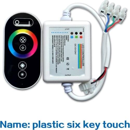 [Seven Neon]Free shipping 10sets 6keys 6A*3channels 12V 216W RGB LED Strip/lamp RF touch remote controller