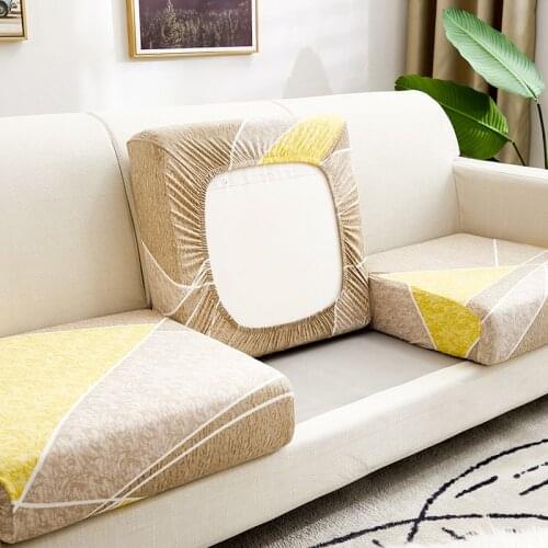 Modern Sofa Seat Cushion Cover Couch Mattress Case Slipcover For Home Living Room Chaise Longue Multi-sizes For Sitting Pad