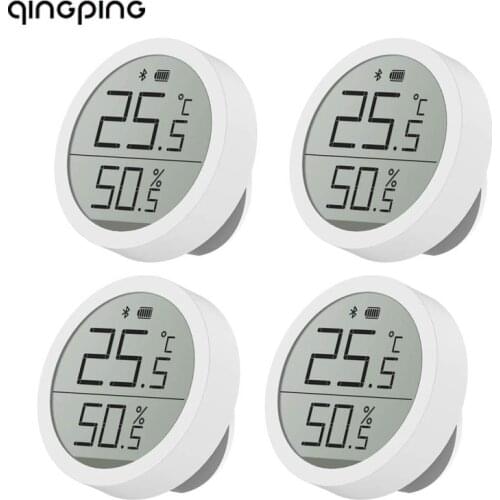Qingping Bluetooth-compatibleTemperature Humidity Sensor Lite Version Data Storage E-Link INK Screen Thermometer For Mi Home App