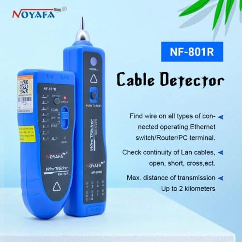 NF-801 Blue color RJ45 RJ11 USB Network Tool Kit Ethernet Cable Tester Cable locator NF_801