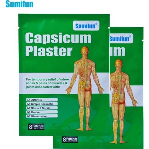 16Pcs=2bags Bruises Analgesic Plasters Arthritis Joints Pain Relief Rheumatoid Sticker Cervical Spondylosis Sprains Patch D0666