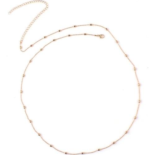 2019 Charm Women Bikini Fashion Body Harness Slave Beaded Belly Waist Necklace Jewelry