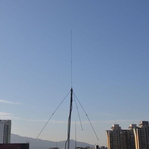 87Mhz GP-1 Antenna for 7-15W FM Transmitter + 15M coaxial Cable TNC port