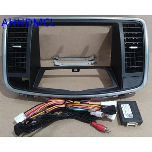 Car Fascia Navigation Frame Dash Frame Kit For 9" Android Multimedia Player For Nissan Teana 2008 2009 2010 2011 2012