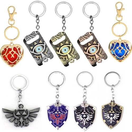 Zeldas Game Keychain The Legend of Zeldas Series Breath of The Wild Cosplay Accessories Key Ring Keychain Toys for Kids Gifts