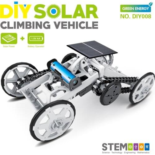 STEM Solar Car DIY Climbing Vehicle Educational Engineering Blocks Car Science Kit for Kids Building Machine Toddler Learning