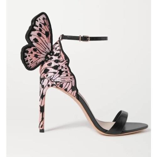 Hot Runway Women Sandals High Heels Ladies Shoes Party Sandalias Mujer Sexy Zapatillas Mujer Stylish Buty Damskie Size 34-42