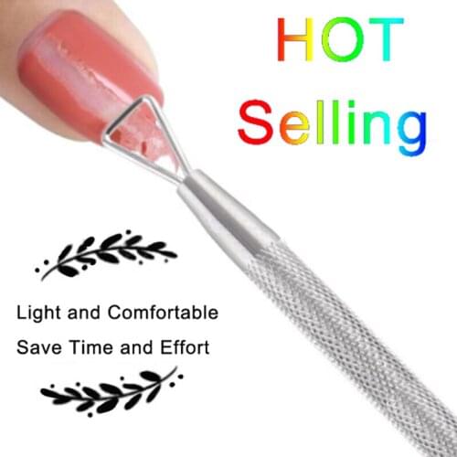 1PC Cuticle Pusher Tool Quickly Remove Nail Polish Glue QQ Phototherapy Remover Dead Skin Grinding Rod Manicure Tool Durable