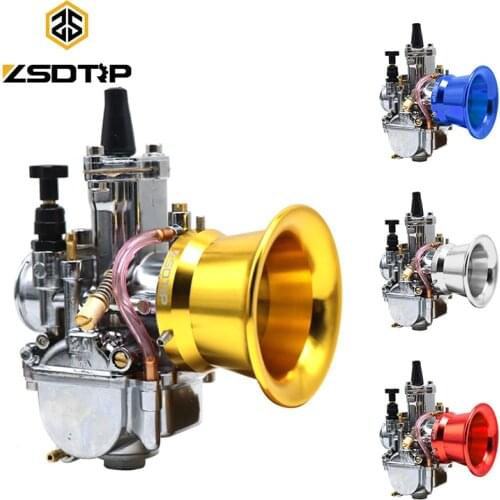 ZSDTRP Keihi PWK 30 32 34mm Motorcycle Carburetor Carb With Power Jet + 50/55mm Air Filter Cup Wind Cup Dit Pit Bike GY6 JOG CRF