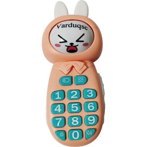 Varduqsc Toy Mobiles,Children Appease Mobile Phones with Music,Electronic Learning Musical Mobile for Baby,Kids