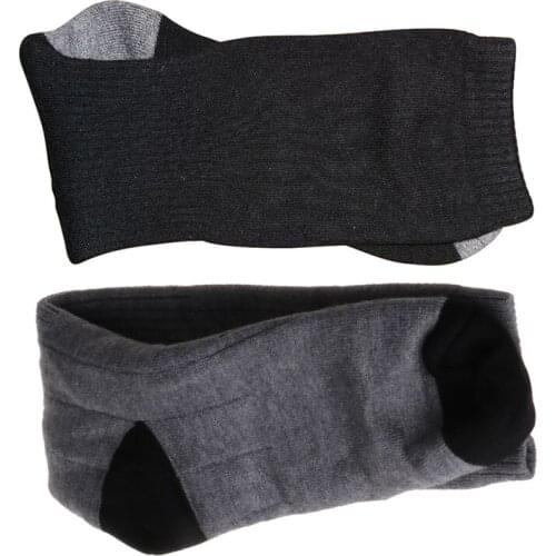 Men Women Winter Warm Electric Heating Socks 3 Gears Adjustable Temperature 3.7V Rechargeable Heated Thermal Cotton Stockings