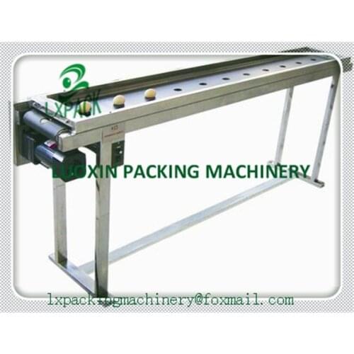 LX-PACK Lowest Factory Price band carrier Belt conveyor for bottles food products customized moving belt rotating table Stand