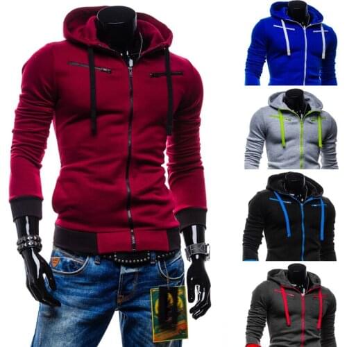 2015 new aliexpress explosion Mens Fleece cardigan hoodie coat 8705