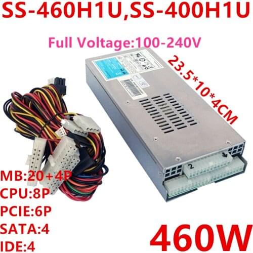 New Original PSU For SeaSonic Full Modular 80plus IPC F0 Standard 1U 460W Power Supply SS-460H1U Replace SS-400H1U
