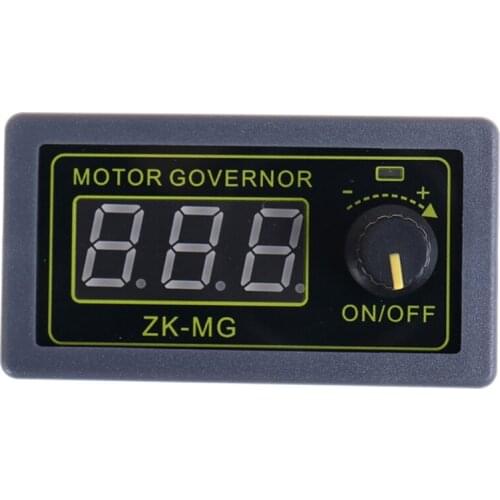 N0HB 5-30V/12A/360W PWM DC Motor Speed Control Governor Ajustable Potentiometer & Digital Display Can Add ​external Switch