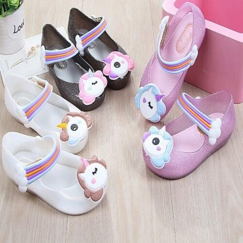 Toddler Girls Sandals Mini Melissas Breathable Non-Slip High Quality Summer Jelly Shoes Children Sandals Pvc Soft Kids Sandals