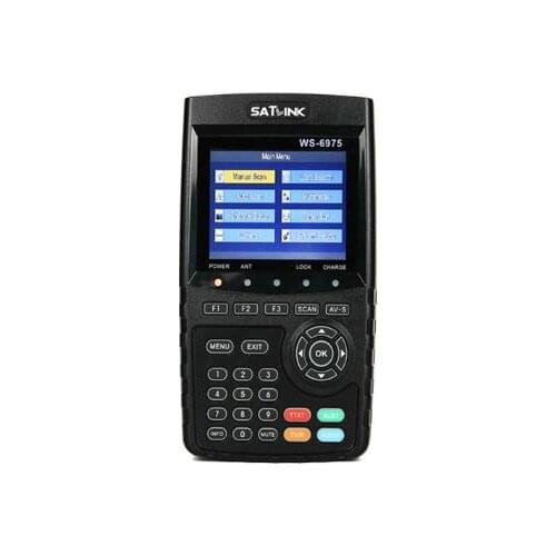 SATLINK WS-6975 DVB-T2 Terrestrial Signal Meter Finder MPEG-2 H.265 Sat find WS6975 WS6990