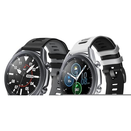 Sports Silicone Band for Samsung Galaxy Watch 46mm 42mm LTE Strap Watchband for Samsung Galaxy Watch 3 45mm 41mm Bracelet Correa