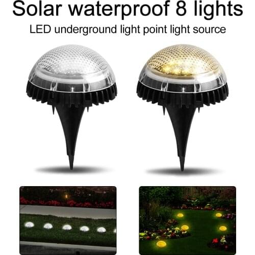 LED Deck Light IP67 Waterproof Recessed Stair Underground Bulb Lamp LED Floor Light Wall Spotlight ABS Plastic Underground Light