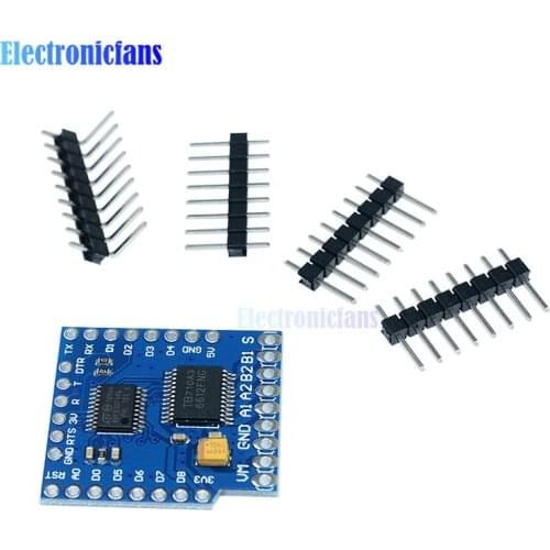 TB6612FNG For WeMos D1 mini I2C Dual Motor Driver Shield Driver Module With Serial Pot Dual Motor Driver Shield Driving Module