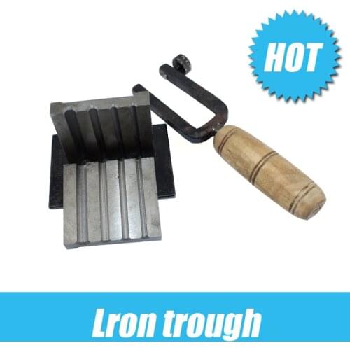 Iron trough / Continental cylindrical sump casting gold / silver / copper jewelry circular columns forming equipment Golds tools