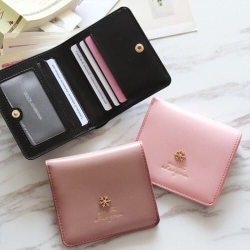 Rfid Genuine Leather Women Wallet Female Coin Purse Portomonee Money Bag Small Card Holder Cute Fashion For Girls