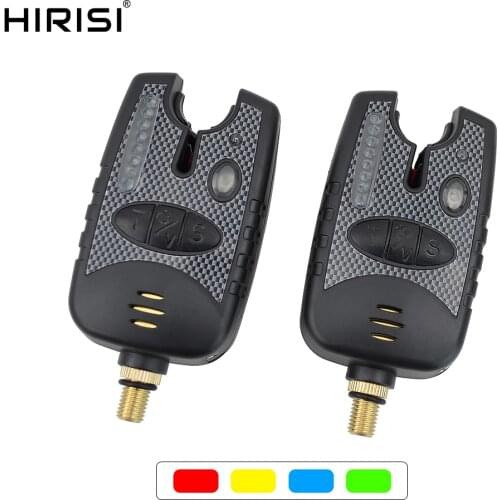 2pcs Carp fishing bite alarm 8 LED Electronic fishing alarm fish bite indicator B1114