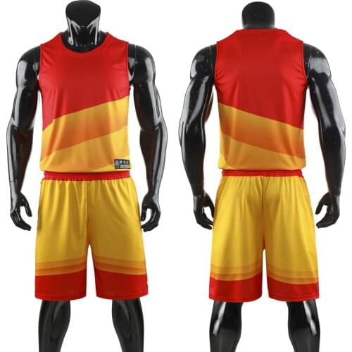 2019 New High Quality Men Basketball Set Uniforms Kits Sports Clothes Kids Basketball Jerseys College Tracksuits