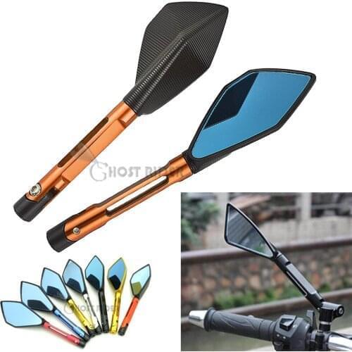 Fit For KAWASAKI VERSYS 1000 VERSYS(650cc) VULCAN/S 650cc Motorcycle Accessories CNC Aluminum Rear View Mirrors Blue Glass