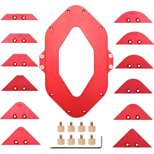 Woodworking Trimming Machine Woodworking Tools Fillet Gauge Trimming Machine Bevels Gauge Arc Radius Quick-Jig Router Table