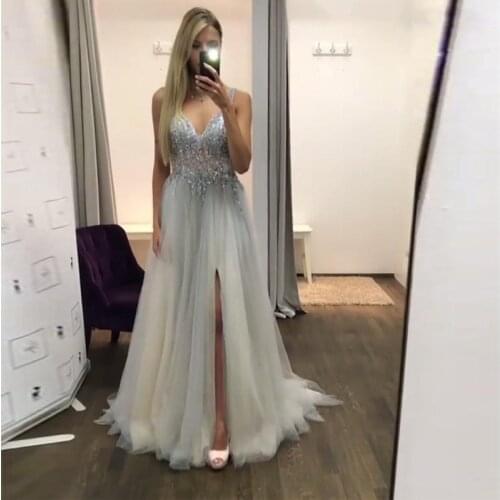 Hot Luxury Elegant 2021 Evening Dress Bride Gown Lace&Sequins Robe de soir Suitable for Parties Plus Size Woman dresses