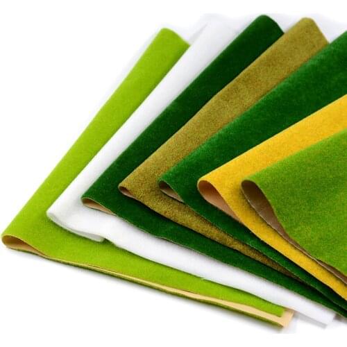 Grass Mat Paper Construction Sand Table DIY Fake Landscape Pad Lawn Carpet Garden Outdoor Green Floor Decor Artificial Lawn