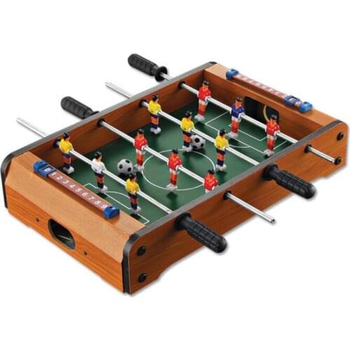 Classic Wooden Table Soccer Kids&Parents Interaction Toy Games Mini Table Football Table Foosball Metegol Decompression Funny