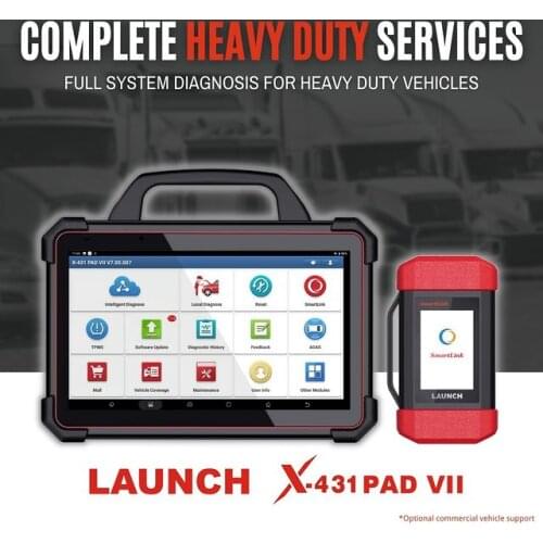 LAUNCH X431 PADVII Diagnostic Tool OBD2 Scanner ECU Online Programming Car Diagnosis Automotive Tools Free Shipping Scan Tool