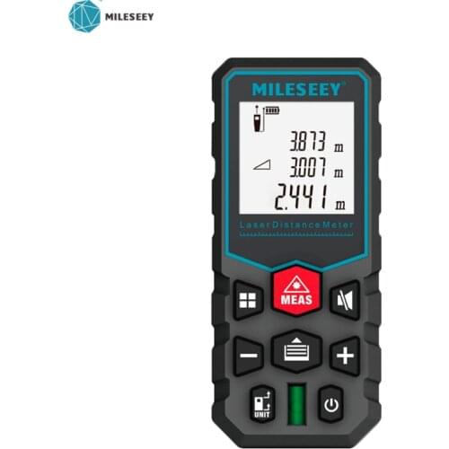 Mileseey X5/S2 Laser Rangefinder Digital Laser Distance Meter Laser Roulette Range Finder Tape Distance Measurer